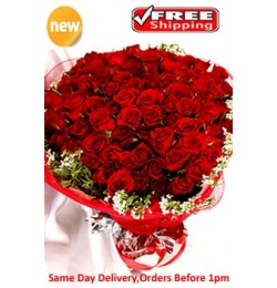 70 Red Roses Bouquet